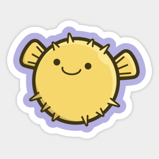 Cute Puffer Fish Sticker